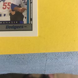 Topps Baseball Card Dodgers Thumbnail