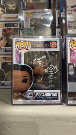 Pocahontas autographed Funko Pop