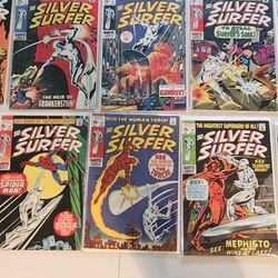 Marvel Silver Surfer 1960s-1970s #5-#18, 14 Comics Total 