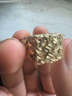 10K Nugget Ring