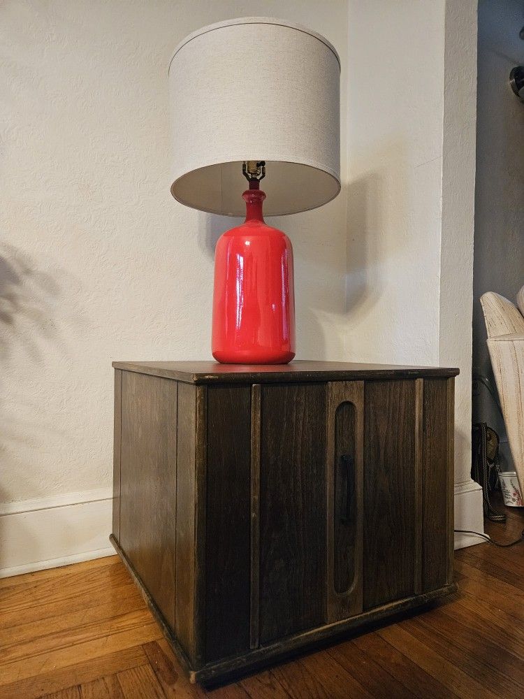 Mersman Lamp End Table Or Liquor Cabinet