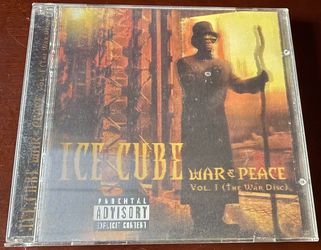 Ice Cube War & Peace Vol. 1 (The War Disc) CD 1998 Priority Records
