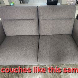 2 SET (USB TYPE A) QUADRUPLE GRAY RECLINER COUCHES AND 1 SINGLE  (USB TYPE A)GRAY RECLINER COUCH!! 