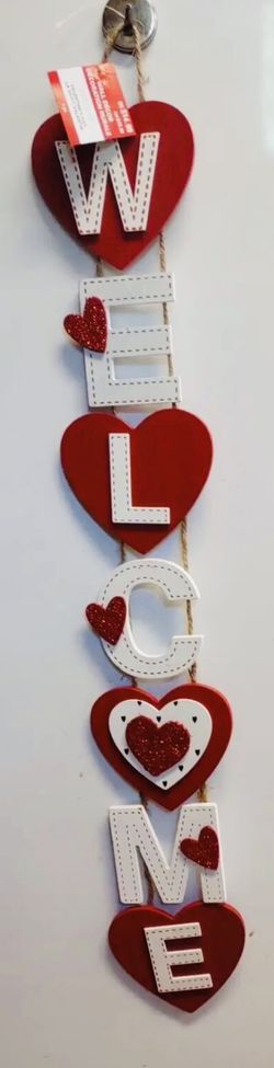 Placa Welcome Valentine’s Day 