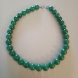 Vintage Burmese Jade Necklace 