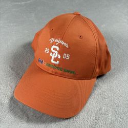 USC Trojans Hat Cap 2005 National Champions Orange Bowl FedEx Vintage New