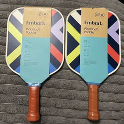 2 Embark Pickle Ball Paddles