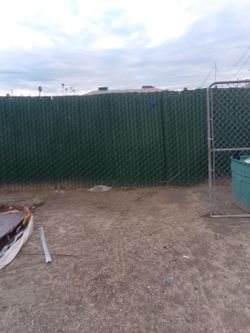 Privacy Chain Link Fence With Gate Fence Entry Doors