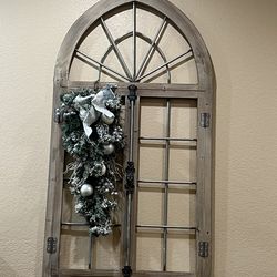 Wall Decoration Window Metal Wood Deco Picture Frame Wall hanger decoration big windows