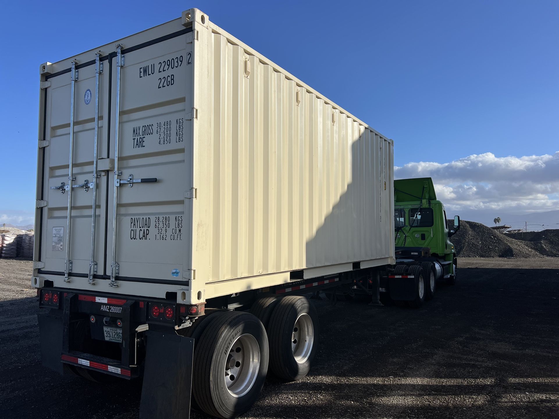20 FOOT NEW 1 TRIP DOUBLE DOOR SEA CONTAINER