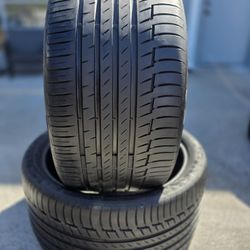 315 30 22 (2) (P15) TIRES CONTINENTAL PREMIUMCONTACT 6   80% TREAD 