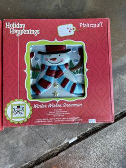 $20 For Both Christmas Serving Platters