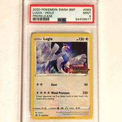 Pokemon Vivid Voltage Pre Release Lugia - PSA 9