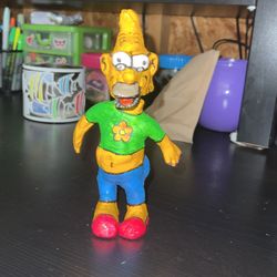 GROOVY ABE SIMPSON BOBBLE HEAD THE SIMPSONS