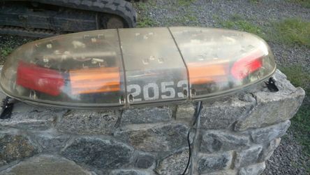 Vintage cop cruiser lights