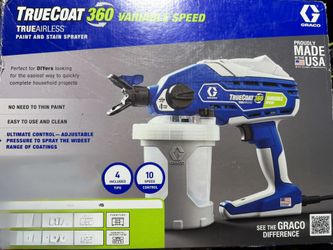 Truecoat 360 Variable Speed True Airless Paint And Stain Sprayer