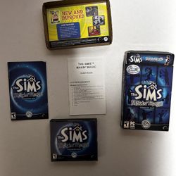 Video Game The Sims Makin Magic 2003-2005 Expansion Pack PC