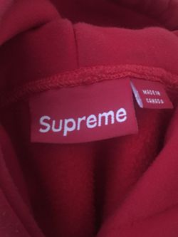 Supreme red hoodie (purple box logo) for Sale in Orange, CA - OfferUp