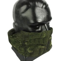Scrim Net Mesh Net Sniper Veil Tactical Military Combat Camouflage Scarf Wrap 48”X 43”