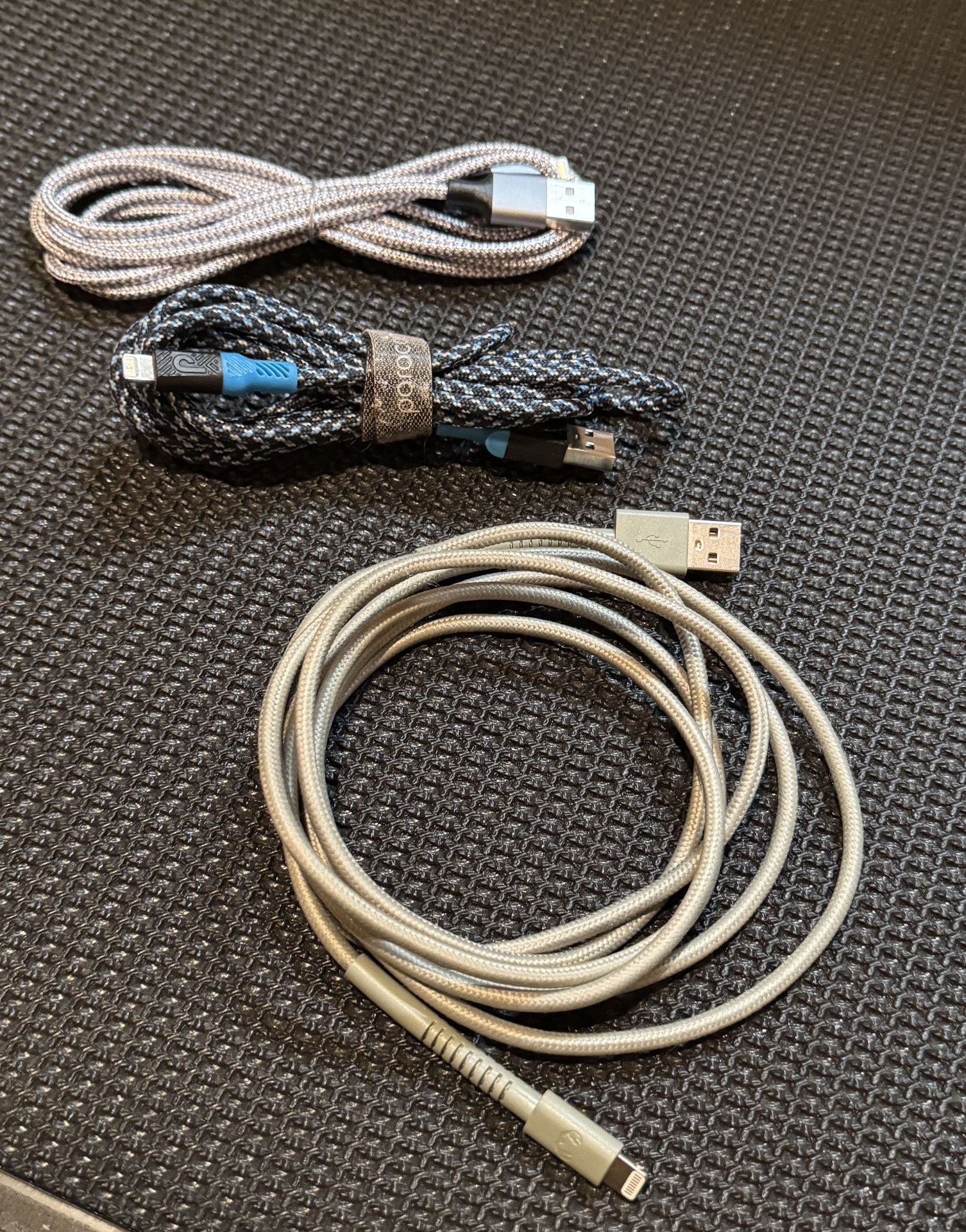 3 Six Foot Lightening Cords