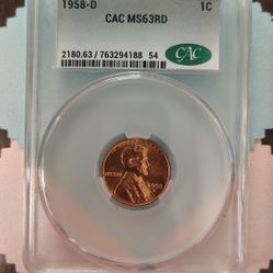 1958-D Lincoln Wheat Penny