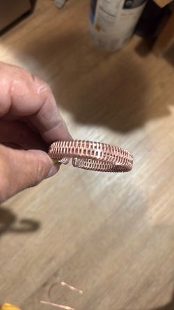 Copper brazaletes
