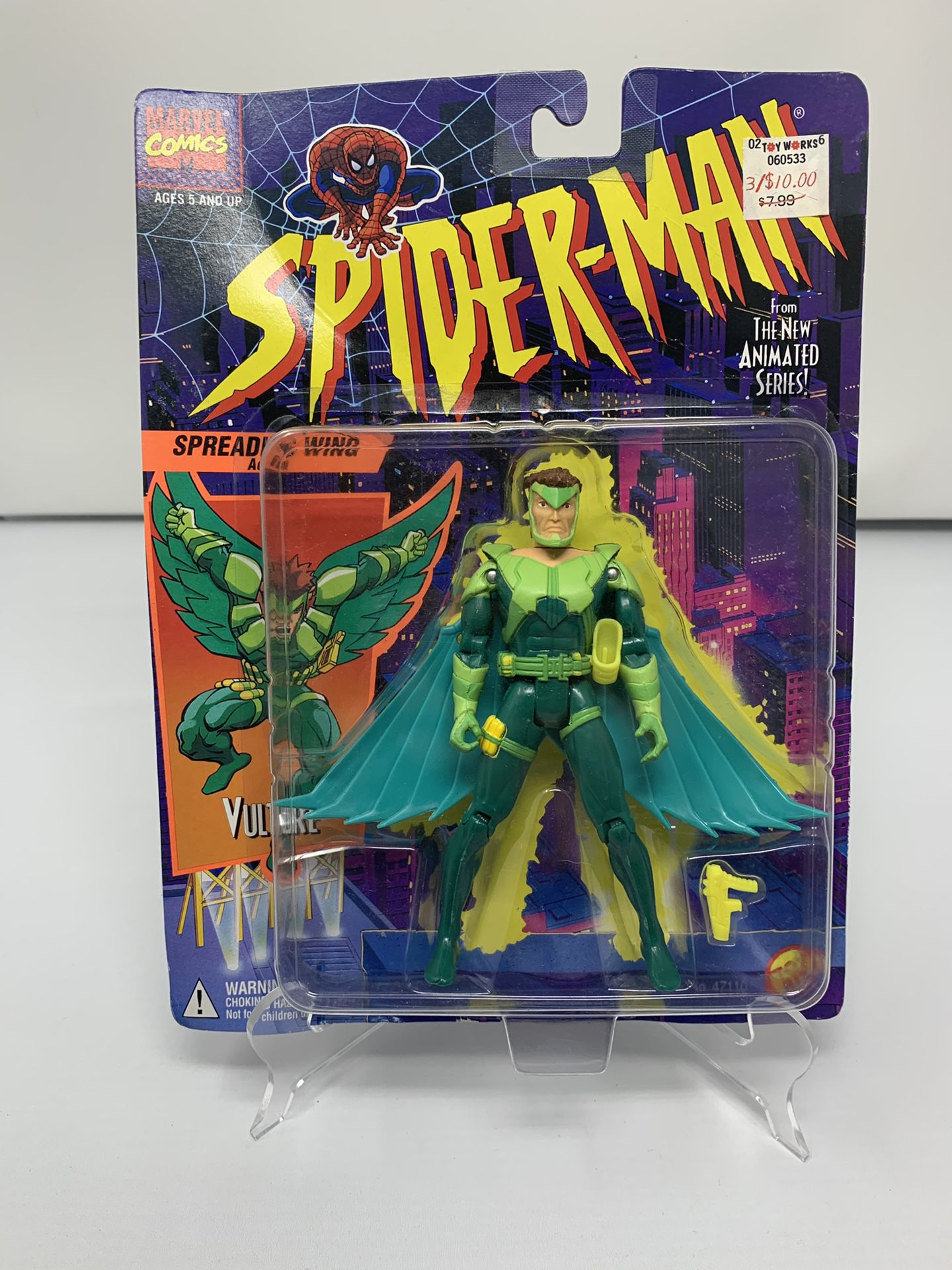 Vintage Vulture Action Figure from the 90’s Spider-Man The Animated series (Brand New)