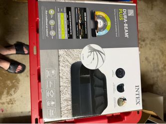 NEW Intex Twin Raised Air Mattress w/ Built-In Pump – Sealed – $35