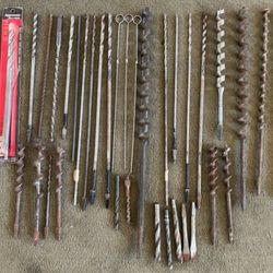 LARGE LOT OF DRILL BITS ALL SIZES