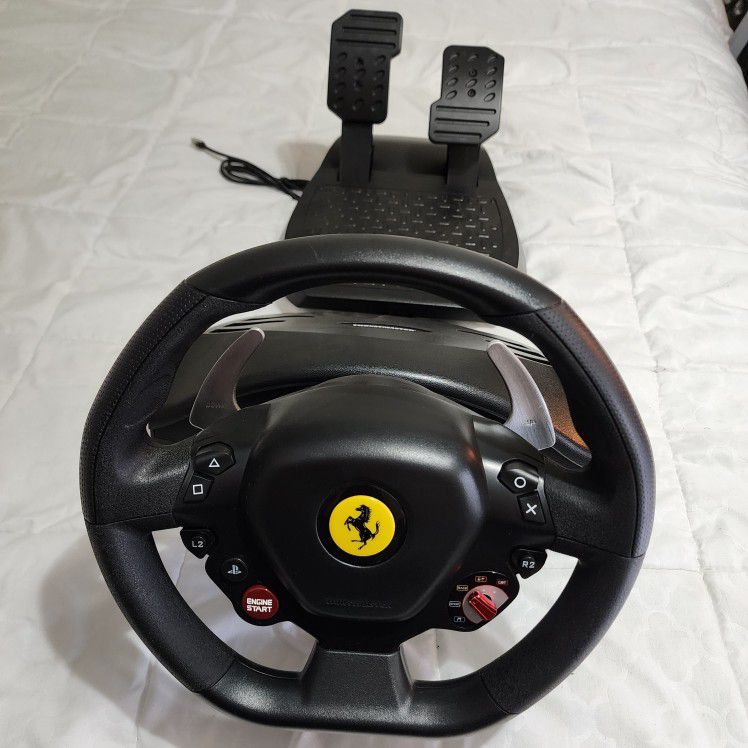 Playstation Steering Wheel & Pedals 