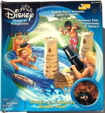 Vintage Disney Magical Kingdoms Pirates of the Caribbean Battle Pool - NEW!!!