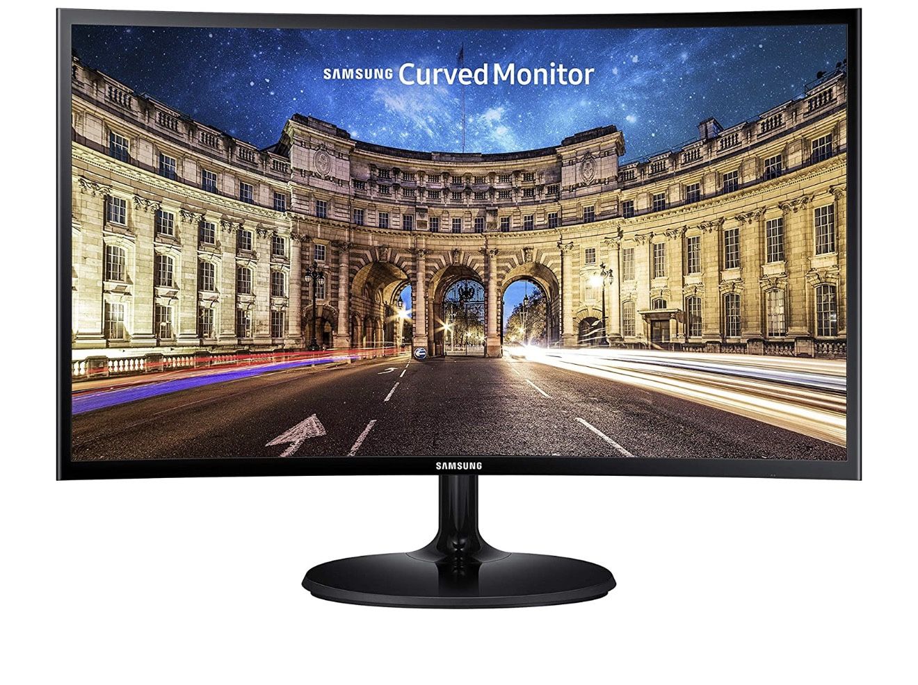 SAMSUNG CF390 SERIES 27 INCH FHD 1920×1080 CURVED DESKTOP MONITOR FOR BUSINESS, HDMI, VGA, VESA MOUNTABLE