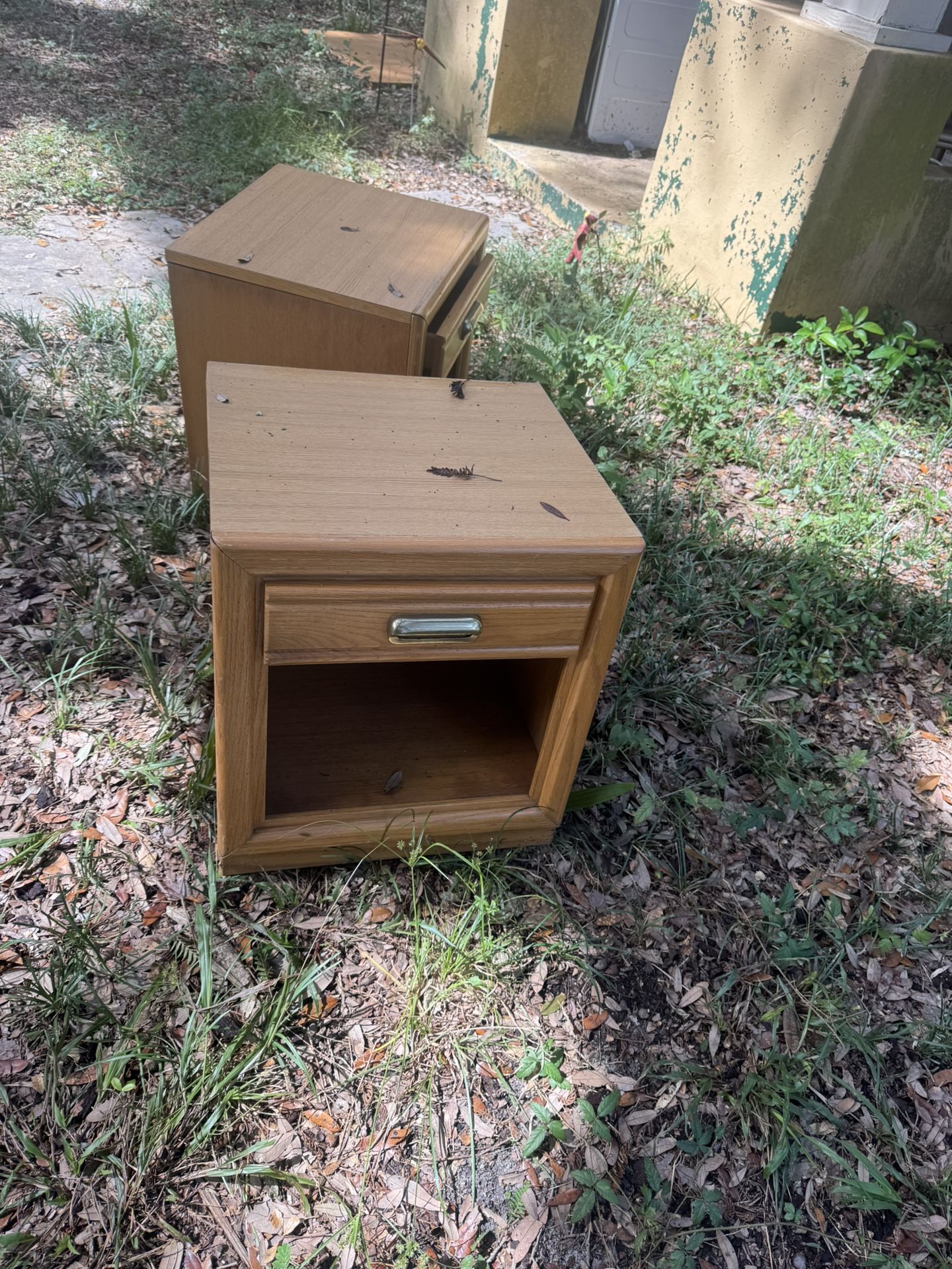 2 Wooden Night Stands