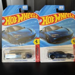 Hot Wheels Ferrari SF90 Stradale Lot Of 2 Blue  LEFT & RIGHT BUBBLE 🫧