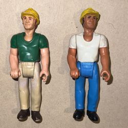 Fisher Price Adventure People - Frank & Barney The Construction Workers #352