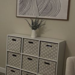 Cube Shelf Storage Unit White 