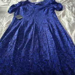 Blue Party Dress