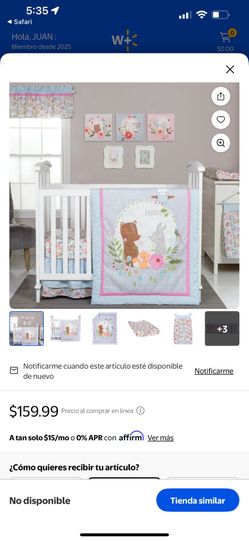 Trend Lab My Little Friends 6 Piece Crib Bedding Set, Blue/Pink/Brown/Gray