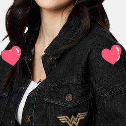 Wonder Woman DC Comics Black Jacket