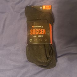 Black soccer socks 