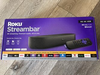 Brand New Roku Streambar 4K – $80