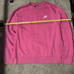Nike Sportswear Club Fleece Pink Crewneck Sweatshirt