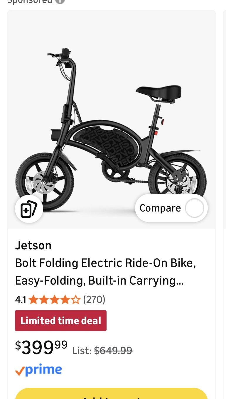 Jetson Folding Electric Bike