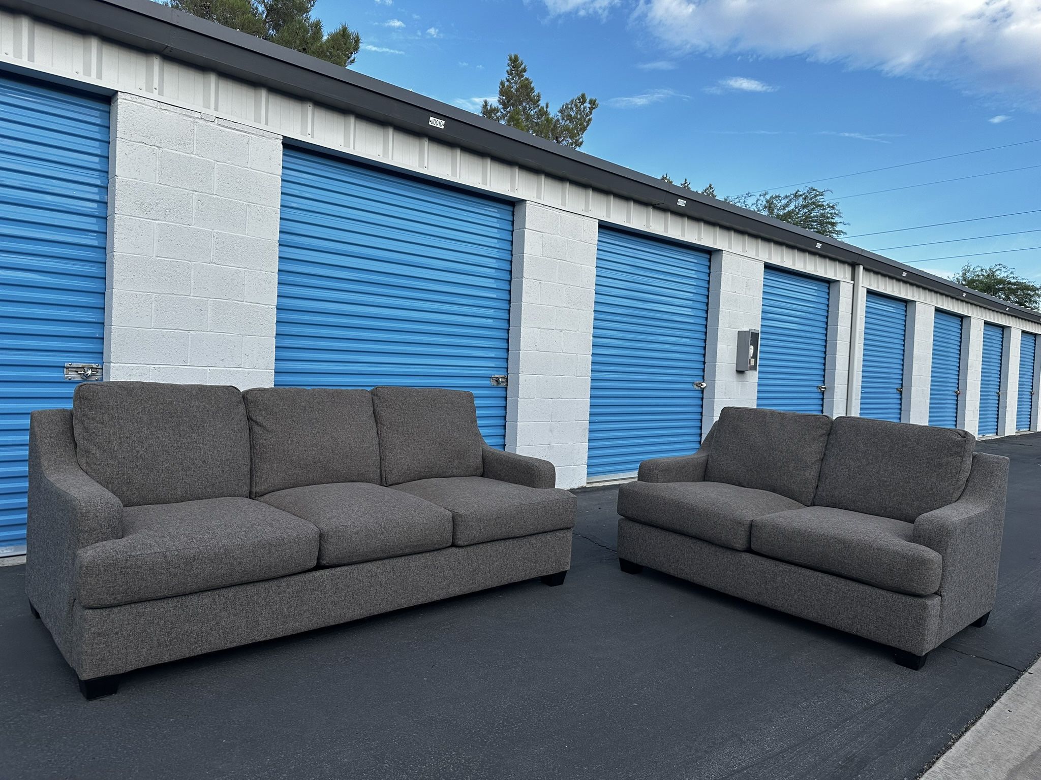 Gray/Brown Sofa Couch Set ππ Free Delivery ππ