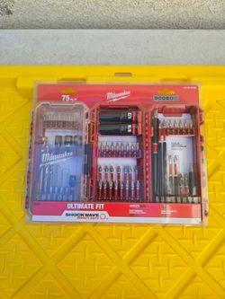 Milwaukee
SHOCKWAVE Impact Duty Alloy Steel Drill, Drive and Fastening Bit Set (75-Piece)