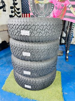 🇺🇸 4 USED TIRES 275/60R20 GOODYEAR WRANGLER TRAILRUNNER AT 275 60 20