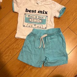 Toddler Tshirt And Shirts Set 12-18mo