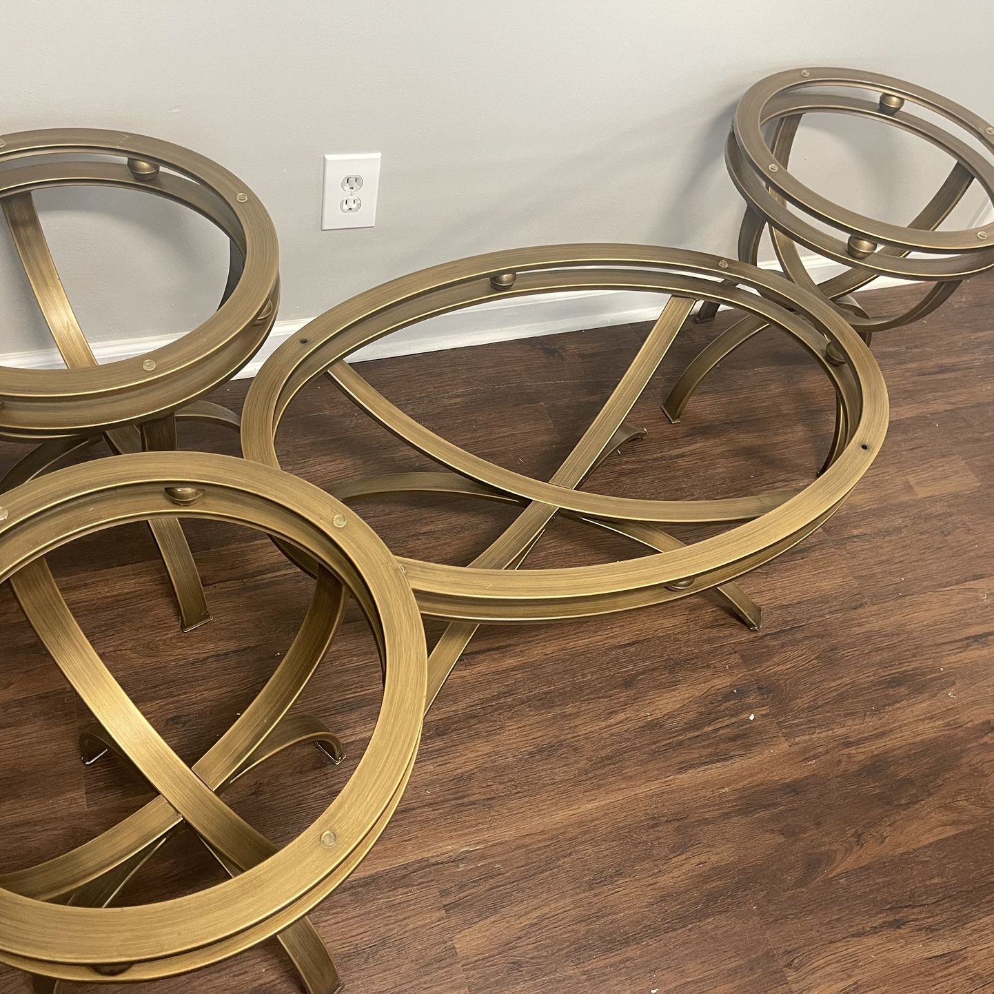 Coffee Table And 3 Side Tables 