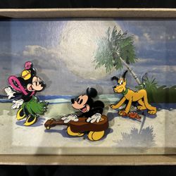 RARE MIB Mickey's Hawaiian Holiday 3 pin set 2002 DLR LE 750 