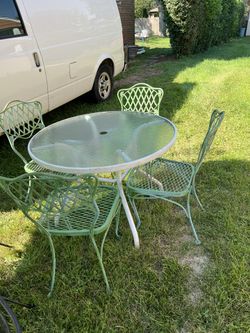 Patio Table And  Chairs